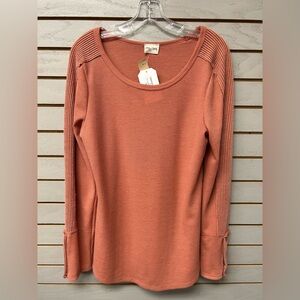 Lovely Melody Pink Blush Knit Top